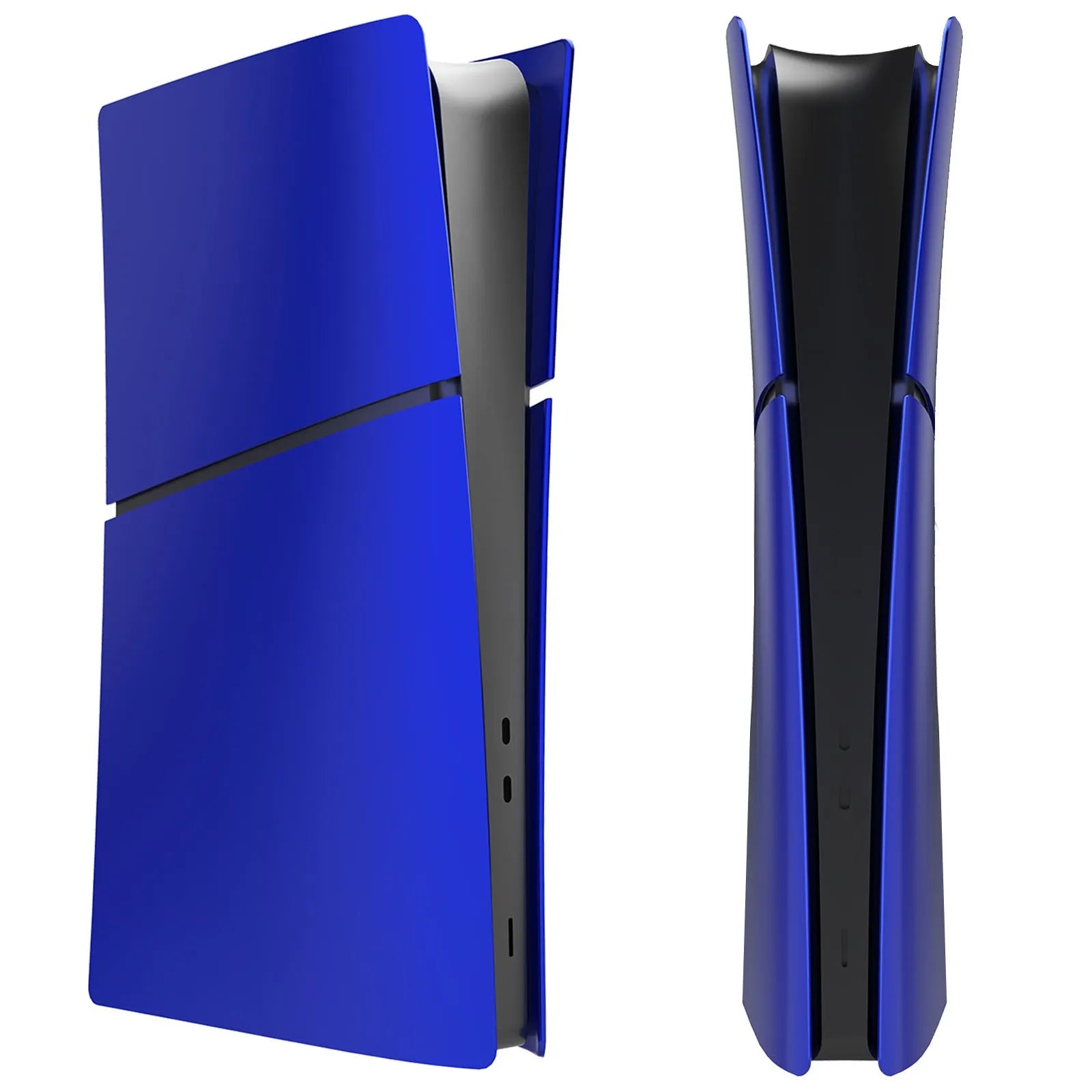 PS5 Slim replacement protective shell in ABS plastic showing front and side view