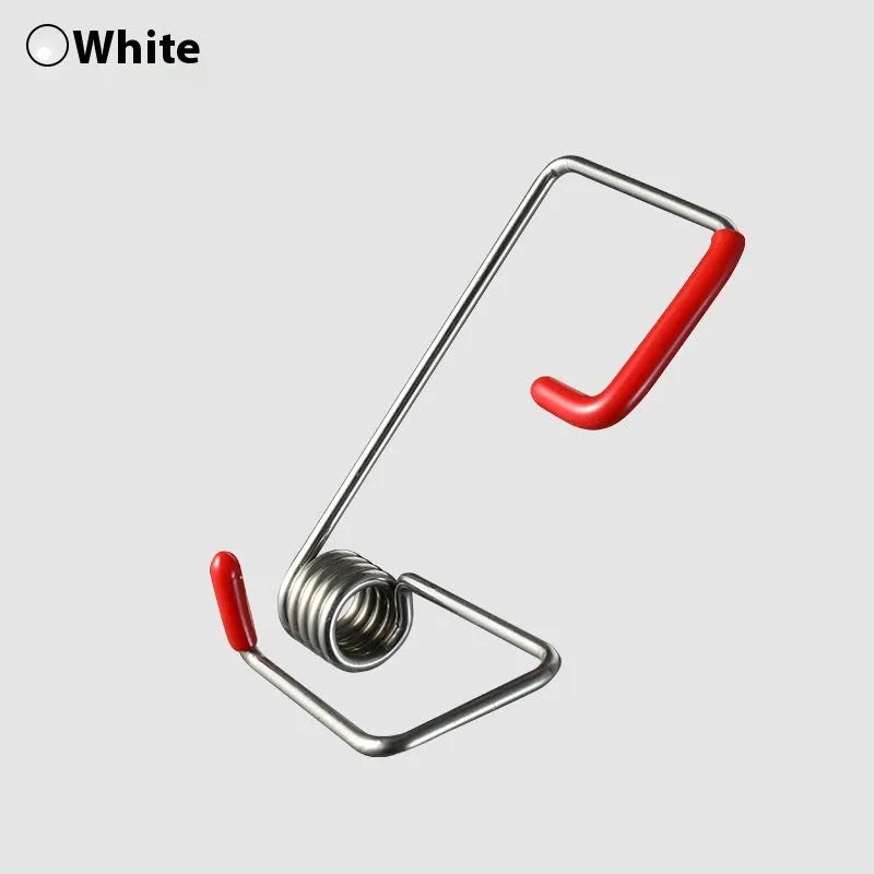 Wiper blade arm booster spring made of high strength spring steel in black finish