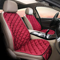 Ringer plush winter car seat cushion in cotton fabric with cotton stuffing, available in six colours