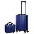 Aluminium alloy 14-inch and 20-inch two-piece luggage set with trunk and carry-on case