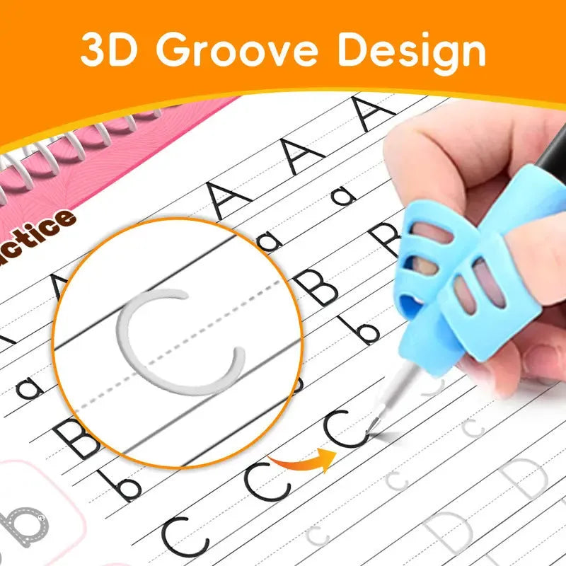 Children's word practice painting manual writing brace stationery set including pencil grip aid and stationery tools