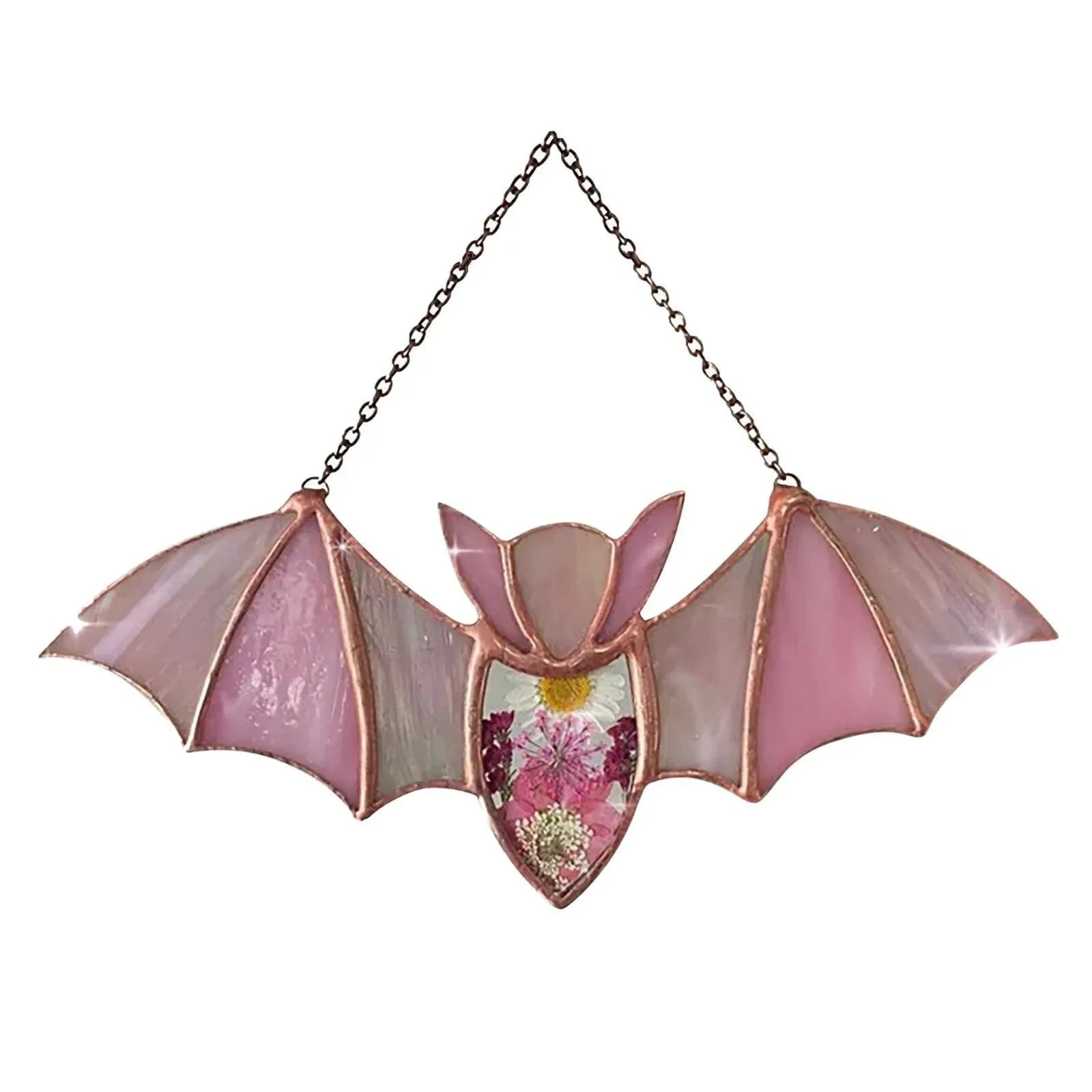 Acrylic bat window wall pendant, modern art print, two sizes, six colour options, lightweight decoration