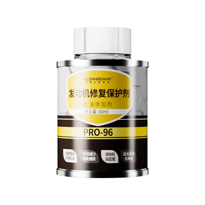 60ml engine oil anti-wear additive bottle with white cover for automotive engines