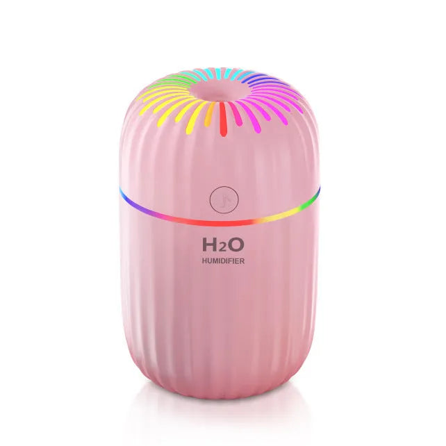 Small animal-shaped USB aromatherapy humidifier in green, pink, or white with a compact plastic design.