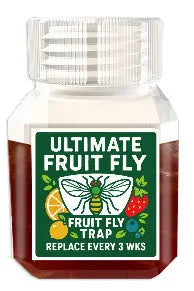 SK003 fruit fly bait liquid bottle with optional application funnel