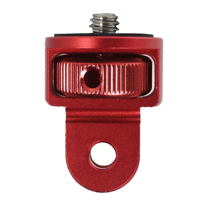 Aluminium camera adapter screw with 1/4-inch thread in multiple colour options