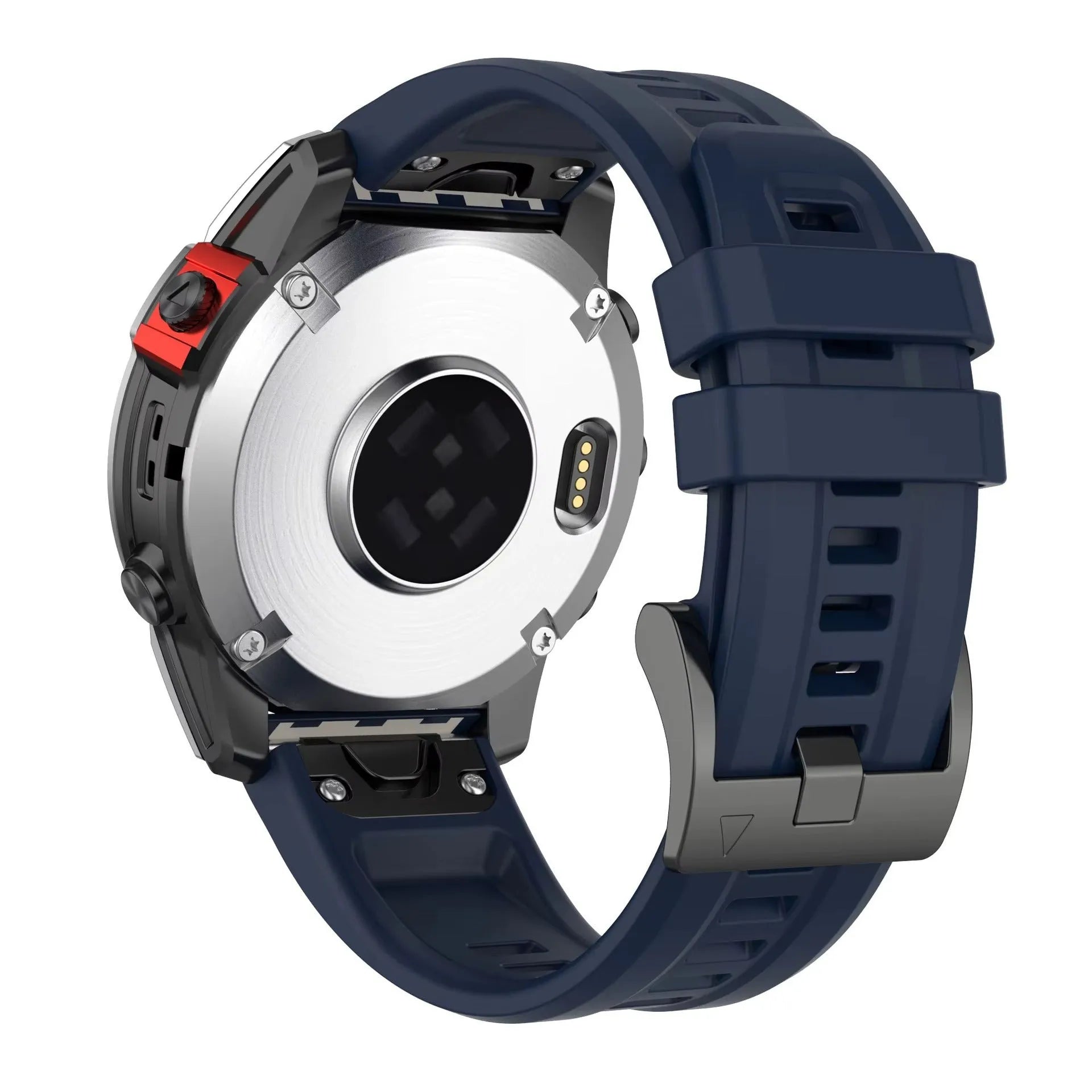 Jiaming Fenix7 quick release silicone sports watchband shown in multiple colours and sizes