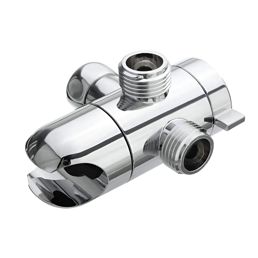 Copper water distributor with metal joint for shower head connection