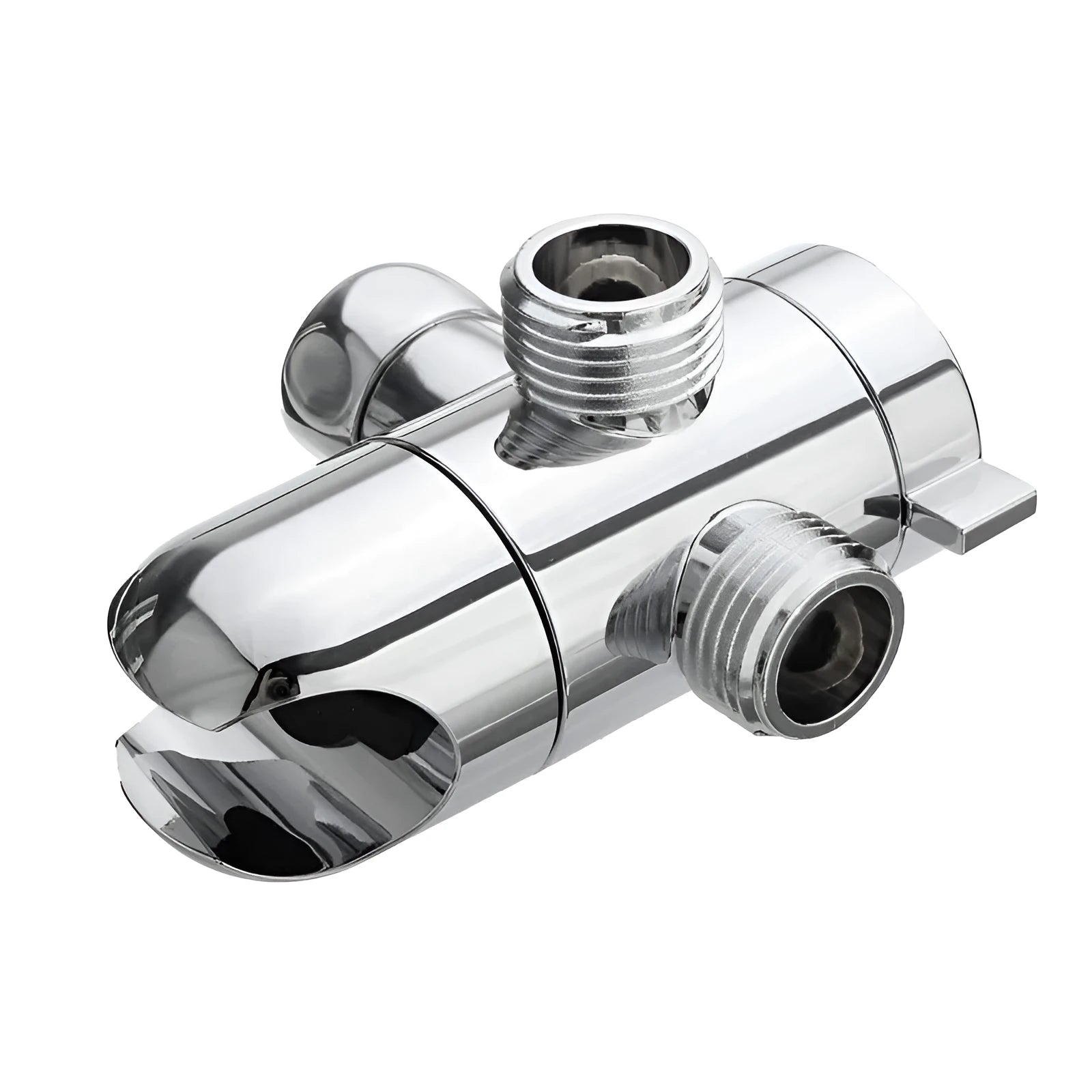 Copper water distributor with metal joint for shower head connection