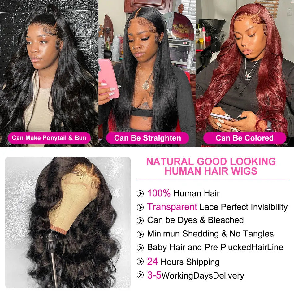 Black synthetic front lace wig with long curly hair and side bangs