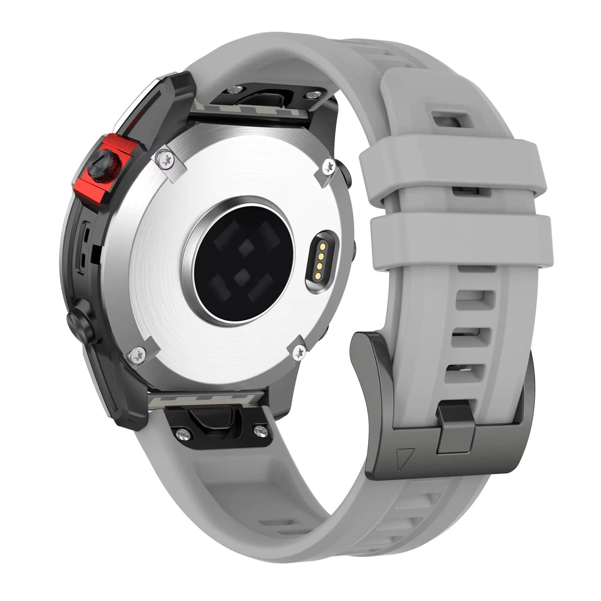 Jiaming Fenix7 quick release silicone sports watchband shown in multiple colours and sizes