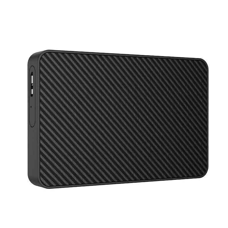 16TB portable external hard drive in black with ABS plastic shell, size 121x76.4x14 mm, YD0034 interface