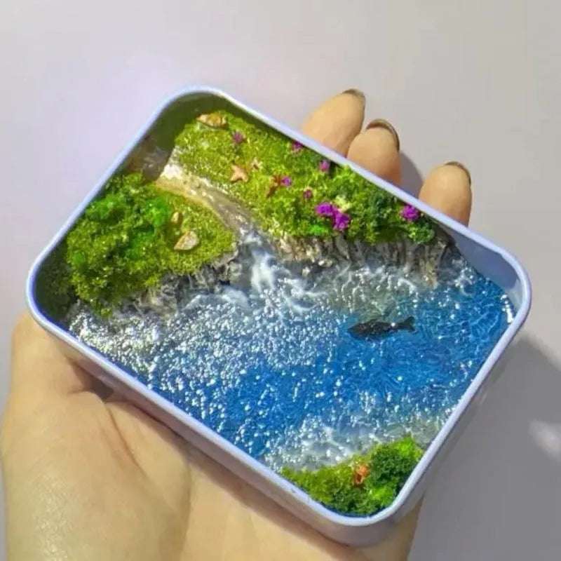 DIY marine landscape handmade model ornament crafted from bamboo for aquarium decoration