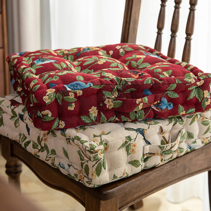 American dining chair cushion with thick PP cotton filling measuring 40×40×8cm