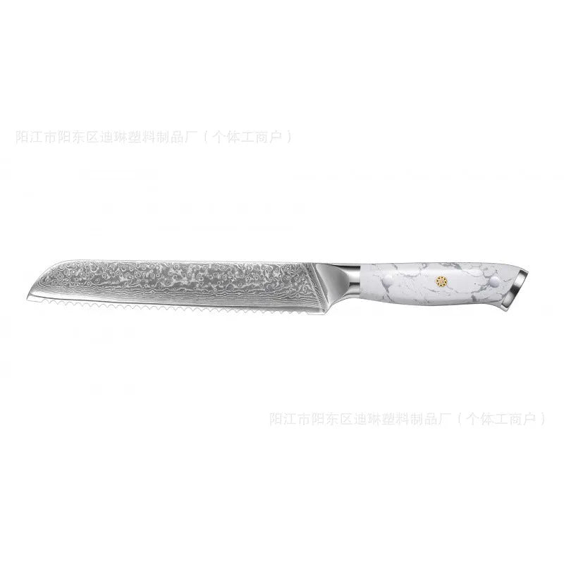 Damascus VG10 steel combined chef's knife with 21cm blade for kitchen use