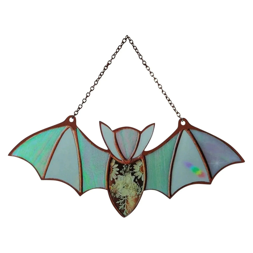 Acrylic bat window wall pendant, modern art print, two sizes, six colour options, lightweight decoration
