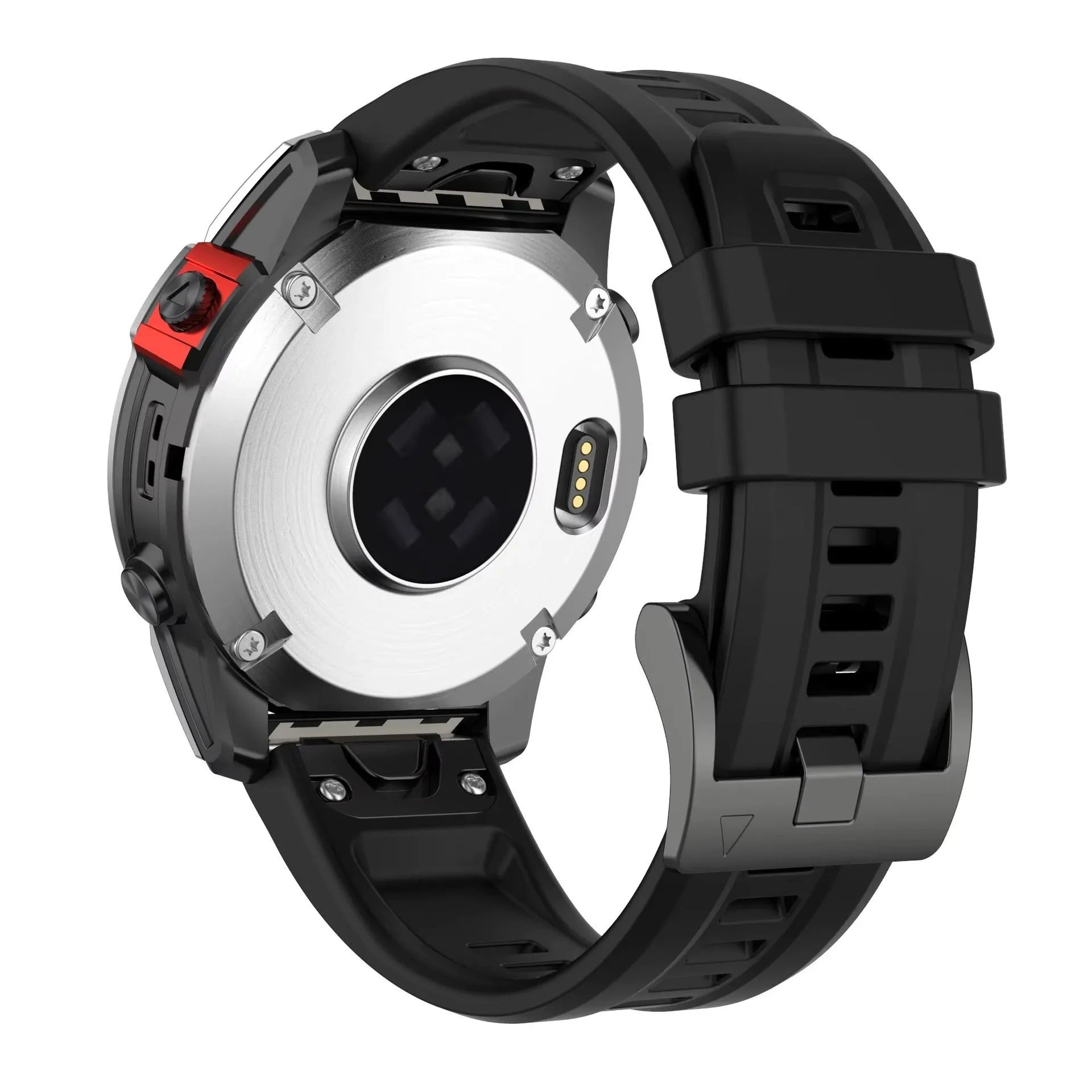 Jiaming Fenix7 quick release silicone sports watchband shown in multiple colours and sizes