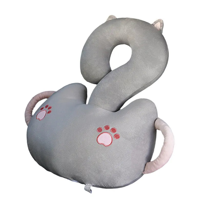 65cm square cartoon question mark animal cushion pillow with soft pp cotton filling in six colour options