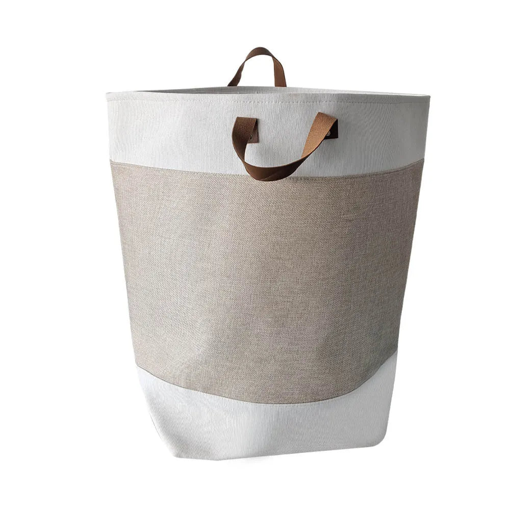 Fabric storage bag measuring 35x35x55cm in a colourful bear pattern design.