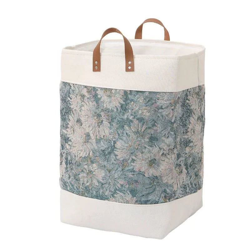 Fabric storage bag measuring 35x35x55cm in a colourful bear pattern design.