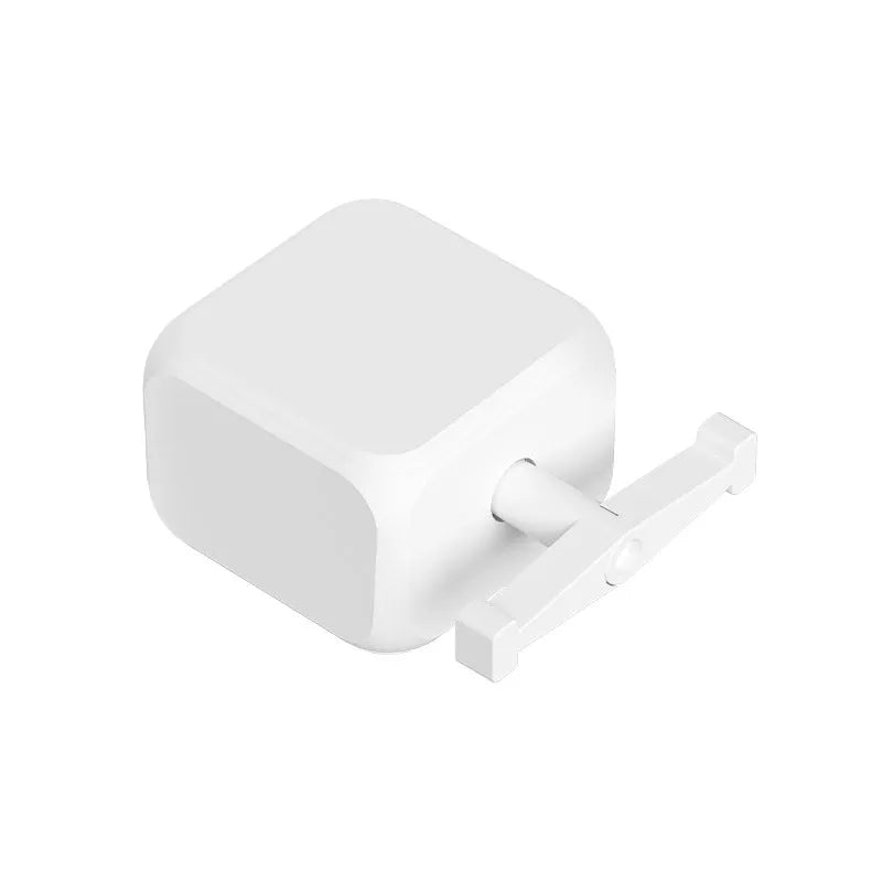 Compact white Bluetooth rocker arm finger robot remote control for smart home lighting.