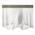 Men's Ice Silk graphene antibacterial breathable shorts in solid colour, side view
