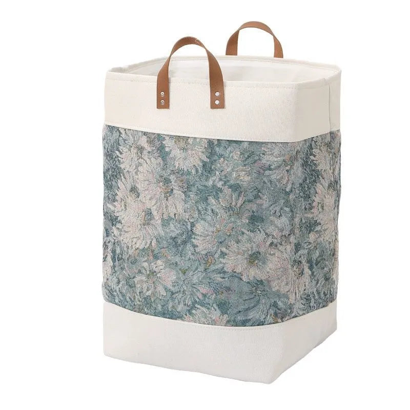 Fabric storage bag measuring 35x35x55cm in a colourful bear pattern design.