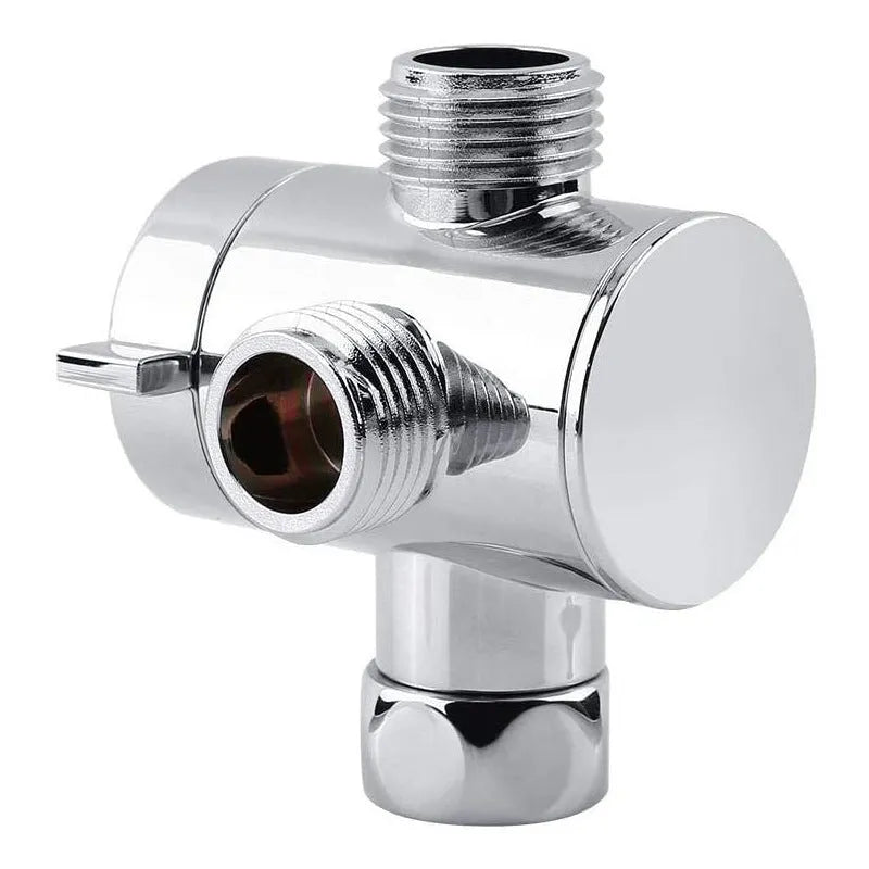 Copper water distributor with metal joint for shower head connection