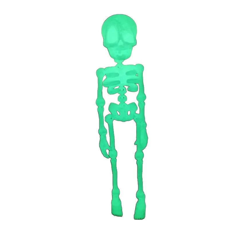 3D printed PLA plastic skull refrigerator magnet in modern art style, 18cm tall.