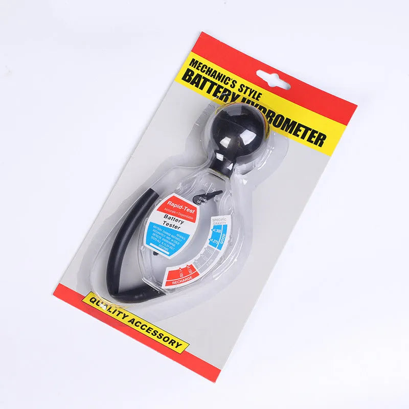 ABS suction electrolyte hydrometer for lead acid battery fluid testing with measurement scale