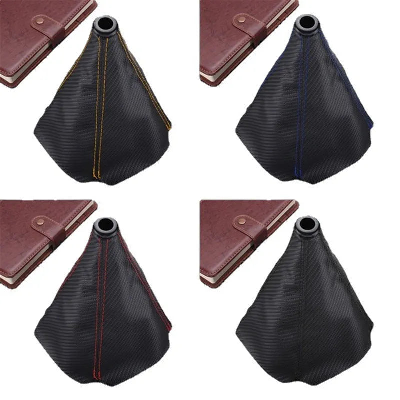 Bright head lever dust cover with colour line options for car modification.