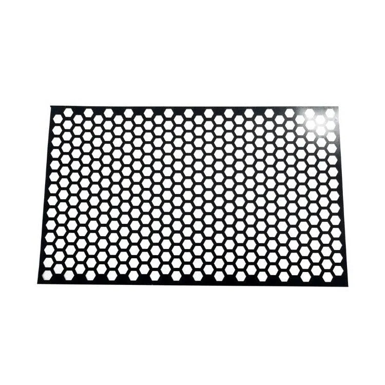 Honeycomb pattern car taillight sticker set showing carbon fibre, colourful and black finishes