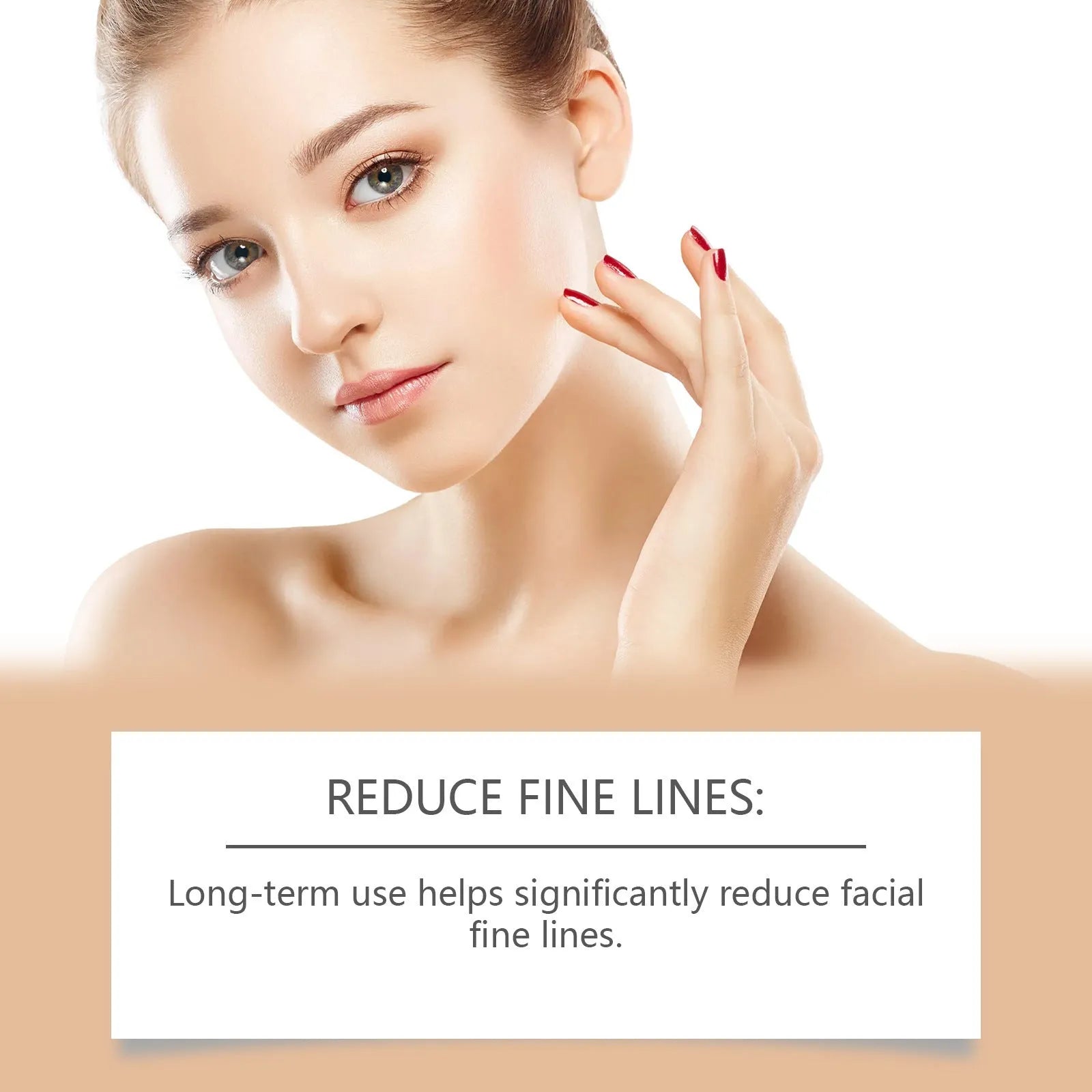 30ml bottle of clear anti-aging liquid serum with hyaluronic acid and bee venom