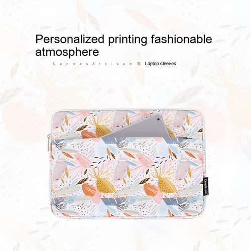 White waterproof 14 inch laptop inner bag made from PU leather material