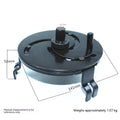 Black disk shaped fuel tank cap wrench tool made from 45 steel for car fuel system disassembly
