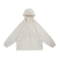 Men's sports hooded thin coat in chemical fibre blend with slit pocket, available in multiple colours