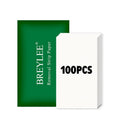BREYLEE nasal mask paper pack with 100 sheets measuring 7.8 by 12.5 centimetres