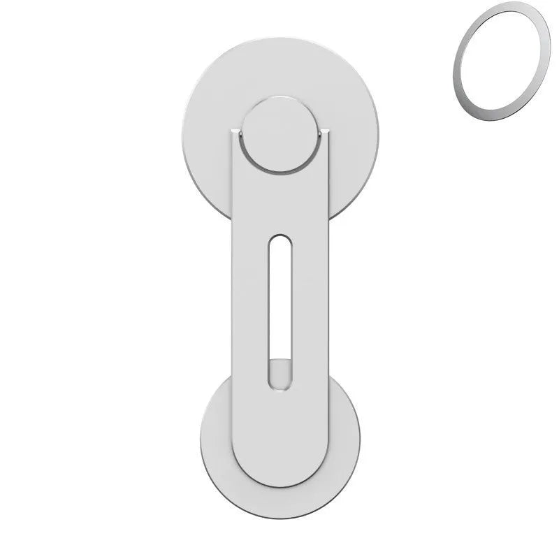 Aluminium alloy magnetic suction mobile phone holder for Tesla vehicles with hidden car mount design