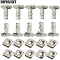 Set of 20 universal lower screws for engine transmission cover for Audi Volkswagen