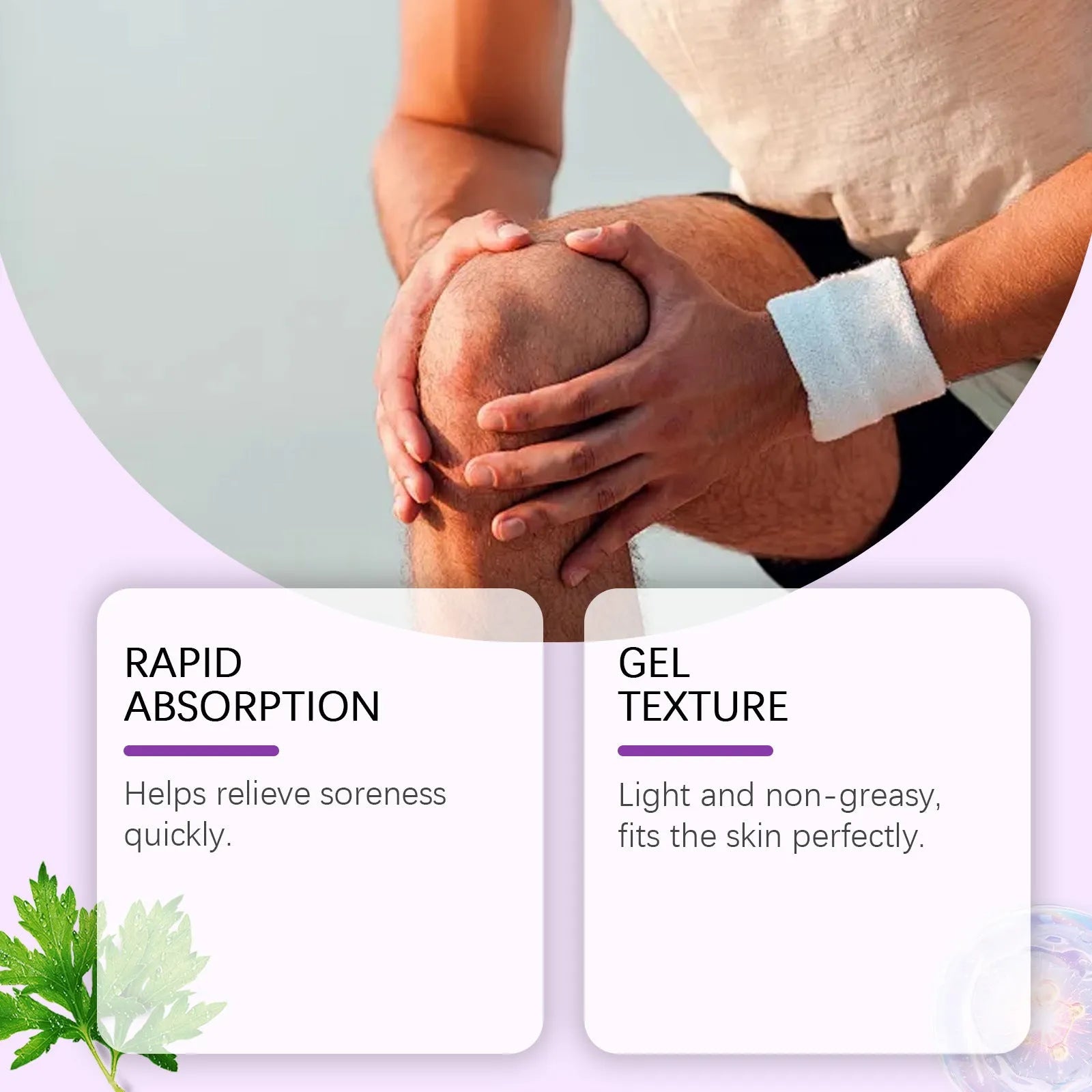 100g tube or jar of Body Massage Gel for joint, knee, and elbow care