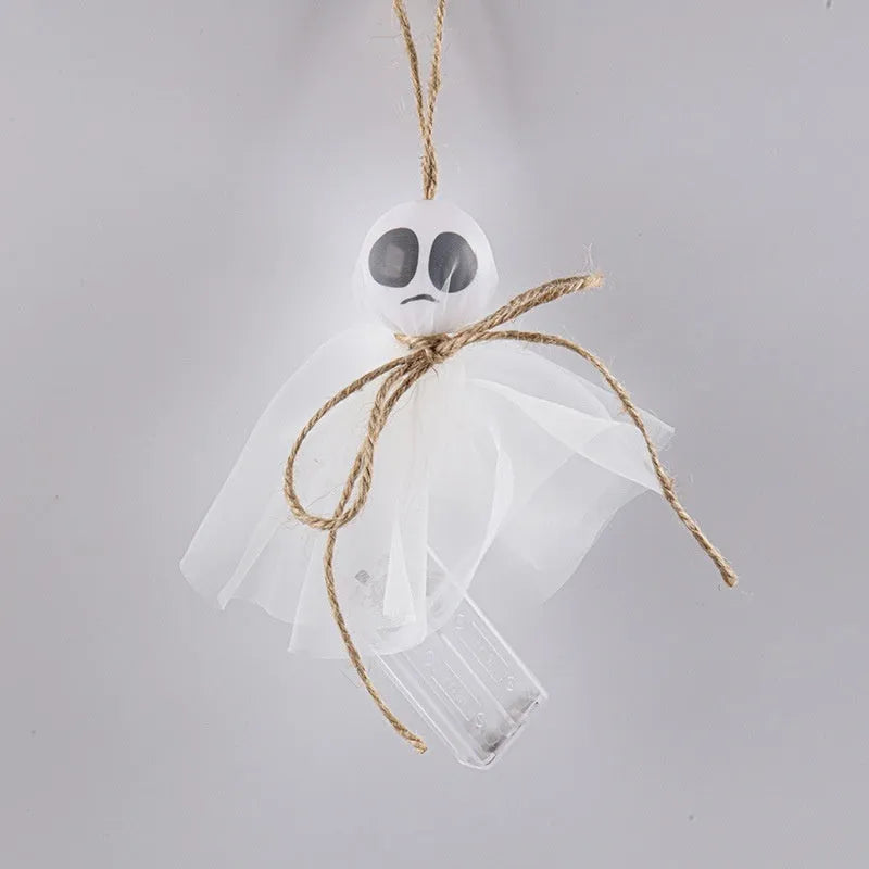 Halloween LED lighting chain with colourful ghost lights and battery box for venue decoration