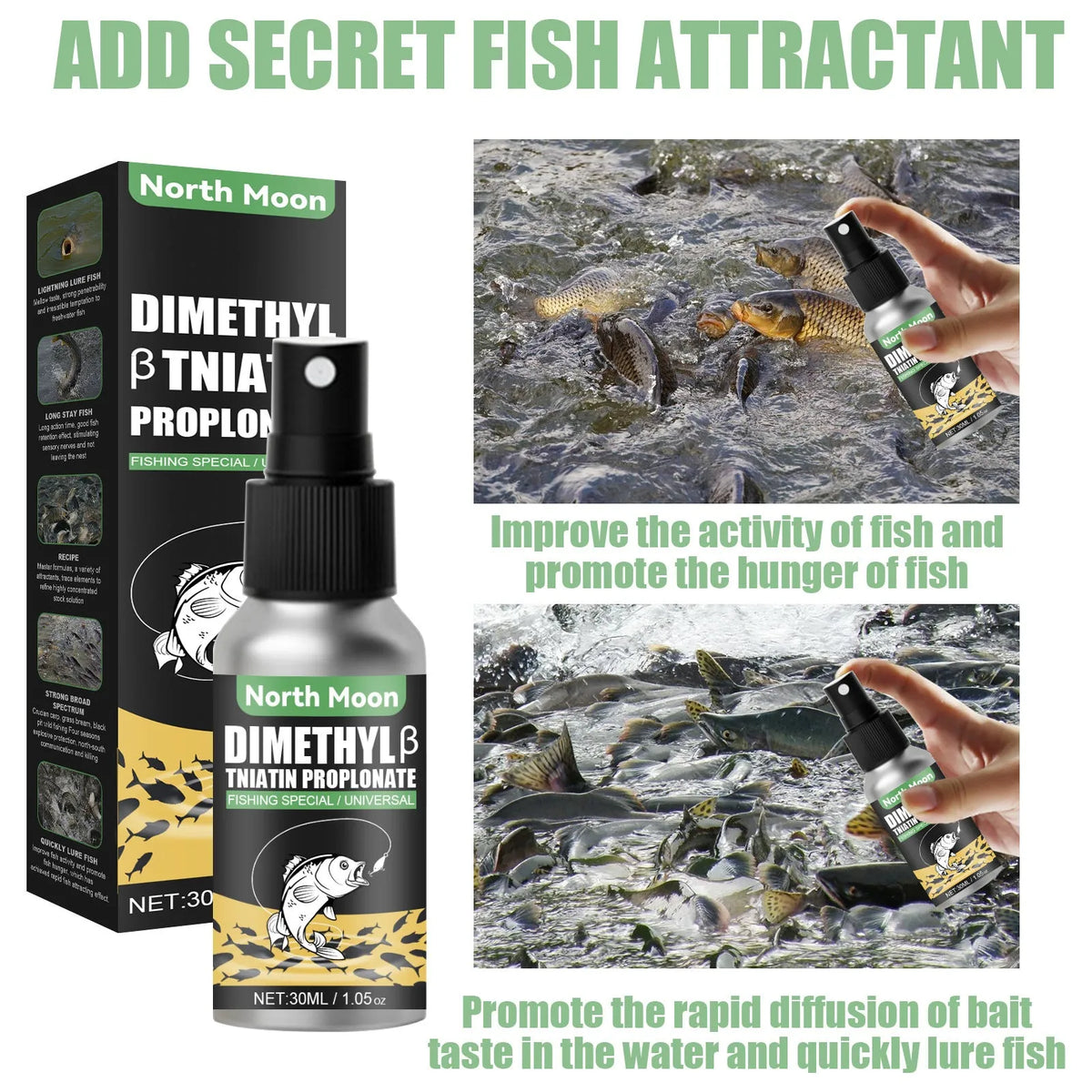 30ml liquid bait phagostimulant additive for fishing angling wild fishing lure attractant in a small bottle