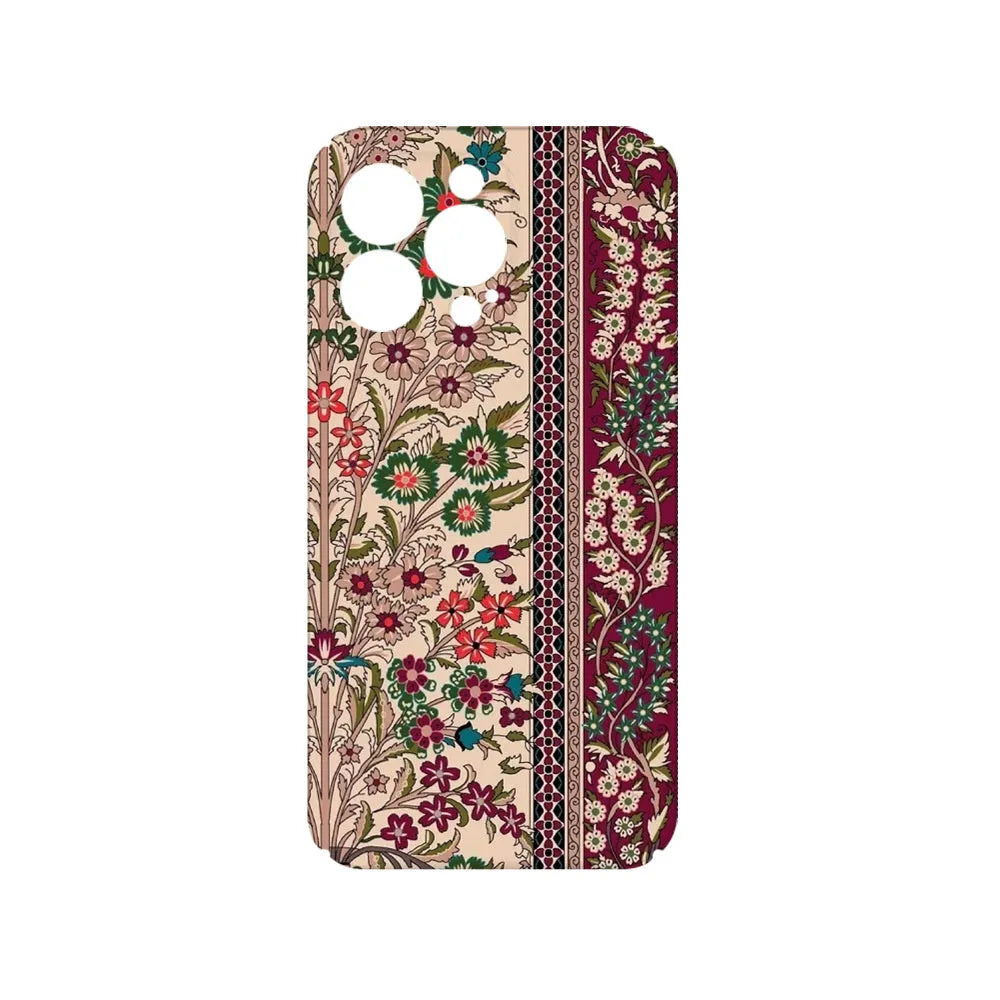 Plaid phone case with anti-fingerprint and heat dissipation for iPhone 7-16 series, frosted finish
