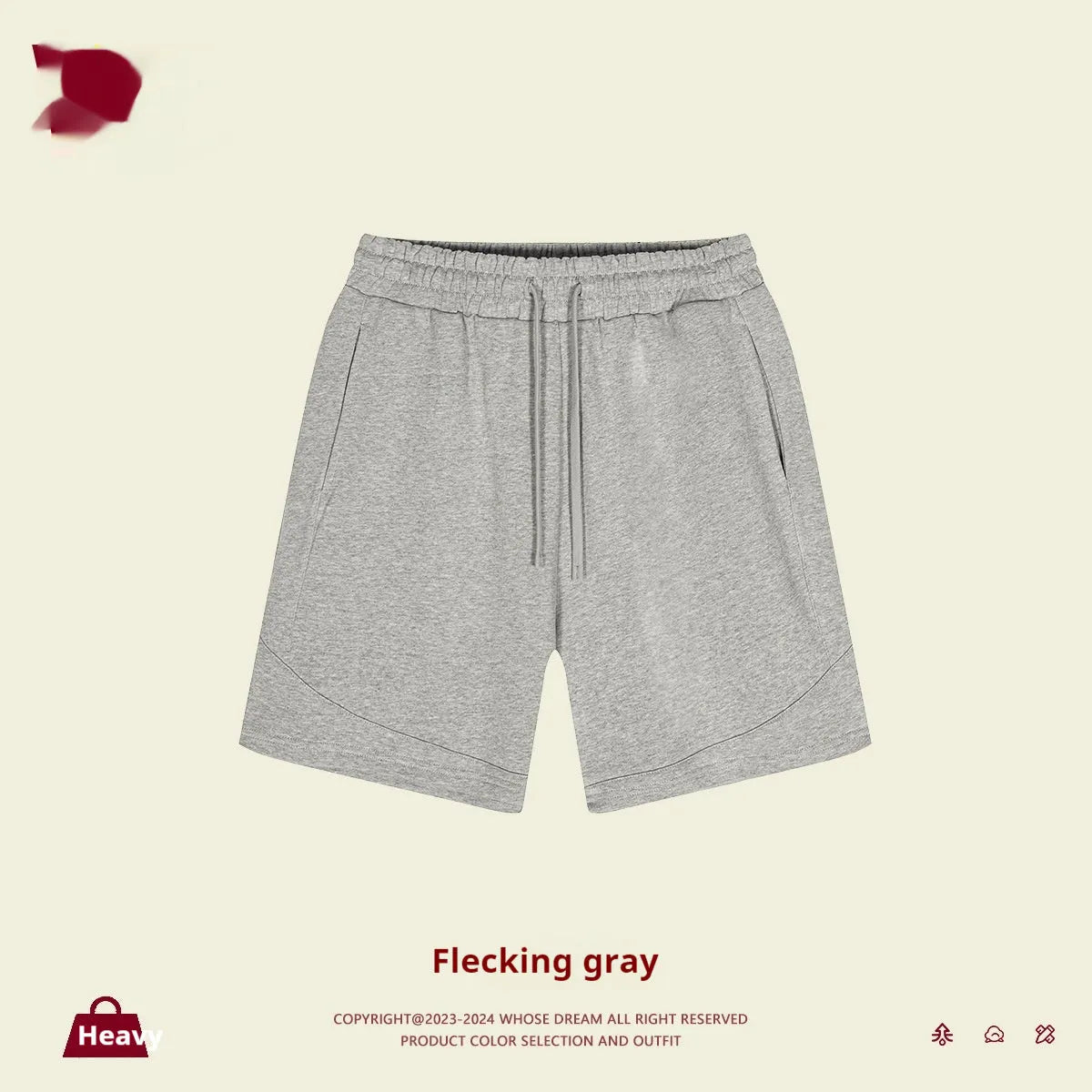 Children's cotton sports shorts in solid colours with loose fit design for active wear