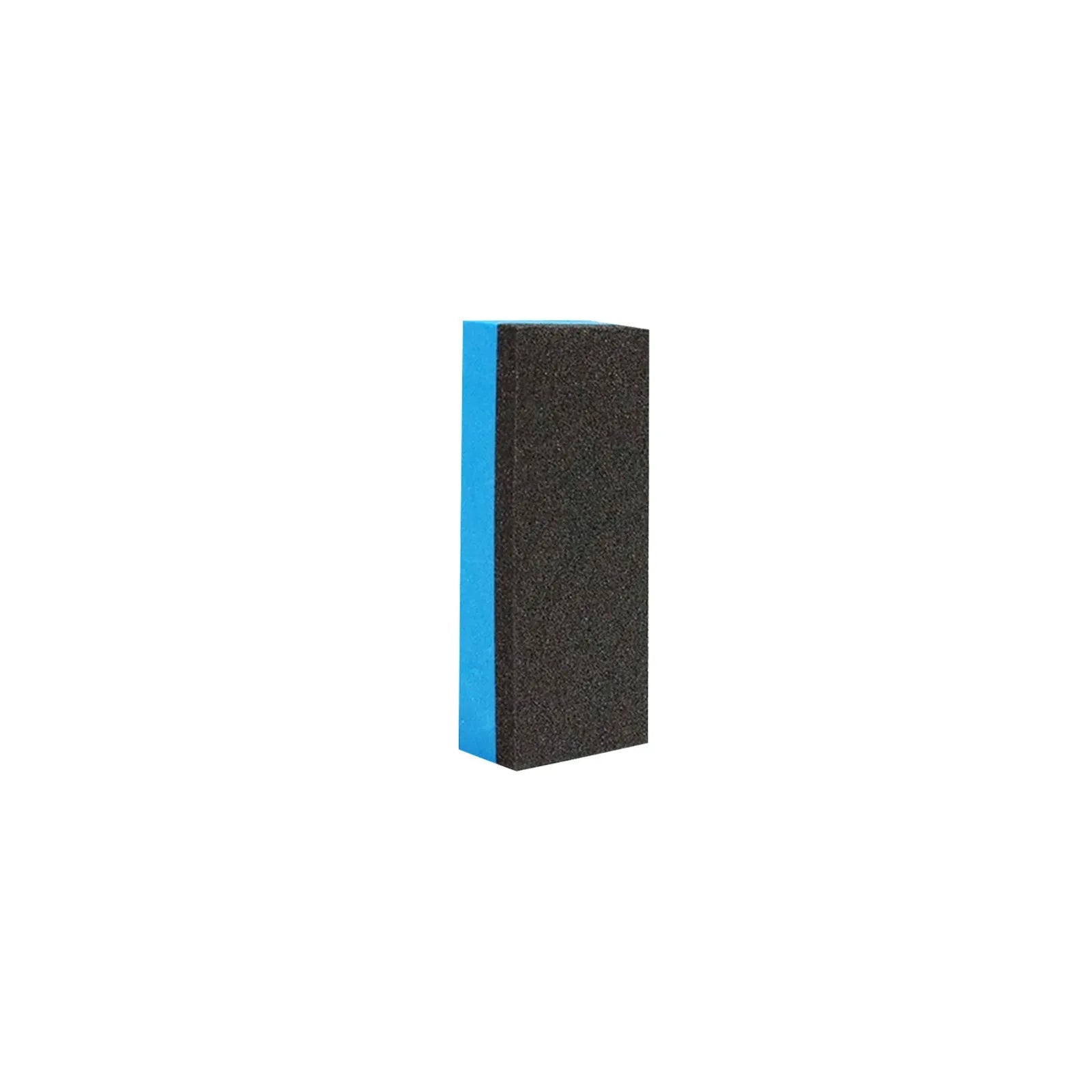 Automotive rust remover spray bottle with blue square sponge applicator for car surface treatment