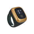 Al-Fatiha electronic zikr counter with digital display on a wrist, shown in various colours.