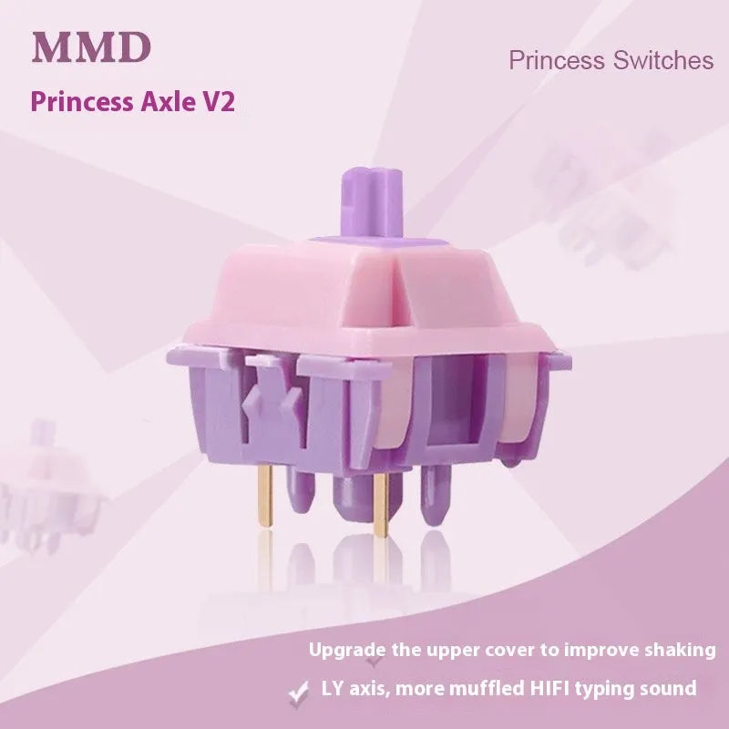 MMD Princess linear mechanical keyboard switch with 20.4mm spring for custom keyboard builds