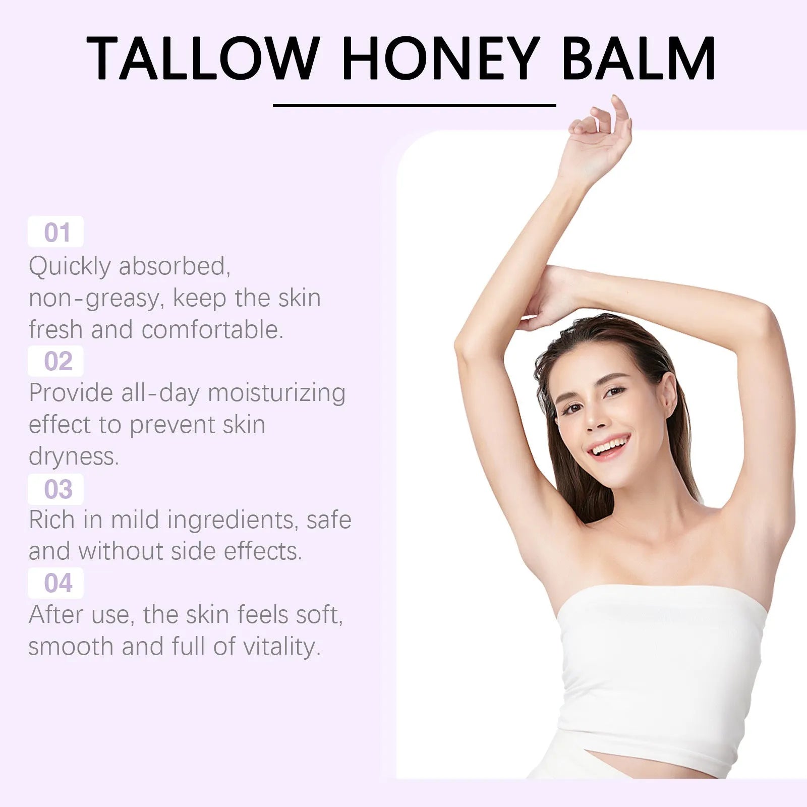 57g tube of tallow honey skin repair moisturising cream for dry skin