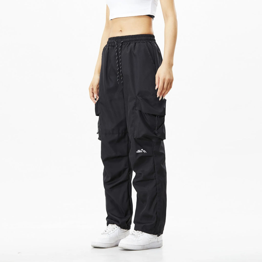 Men's retro waterproof work trousers in black, grey green, or khaki, mid waist, cotton-polyester, sizes M to 4XL