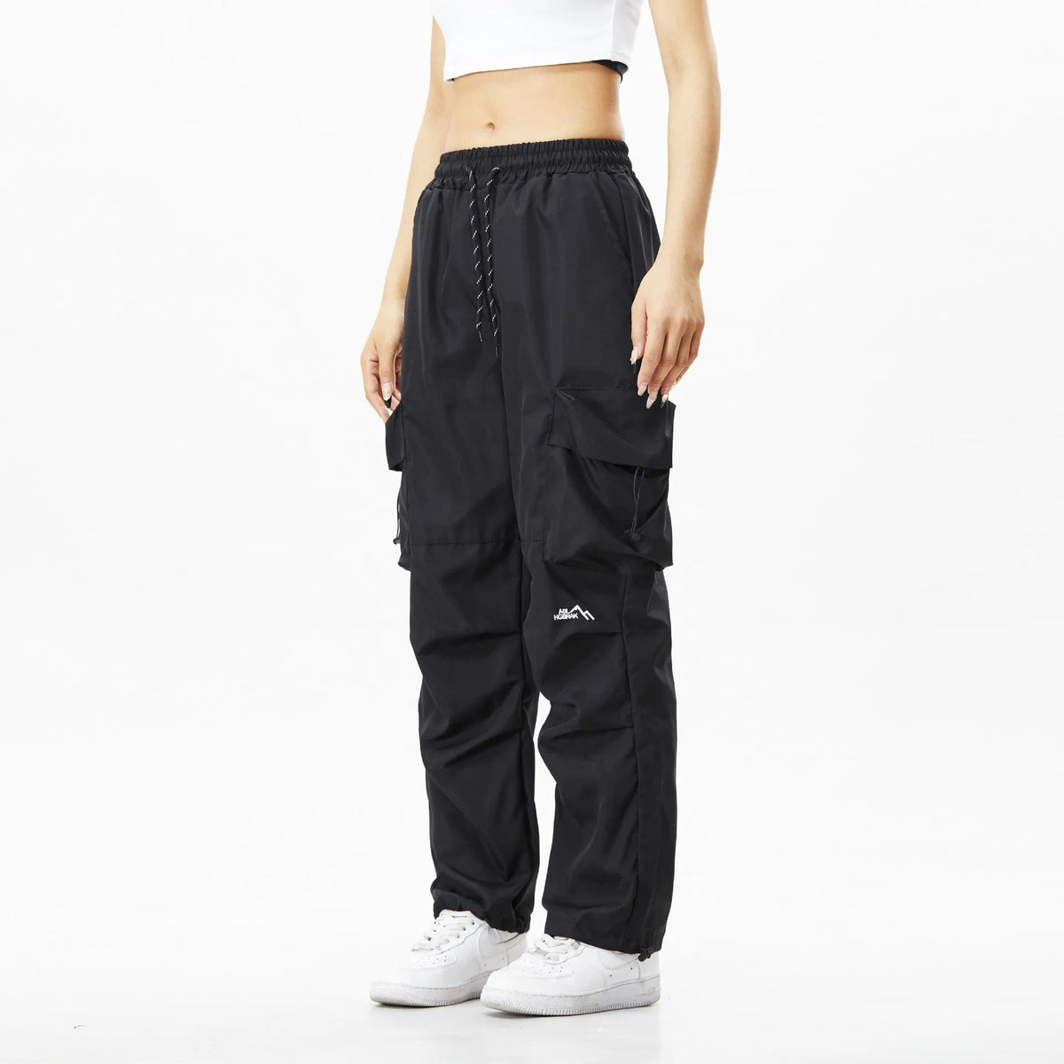 Men's retro waterproof work trousers in black, grey green, or khaki, mid waist, cotton-polyester, sizes M to 4XL